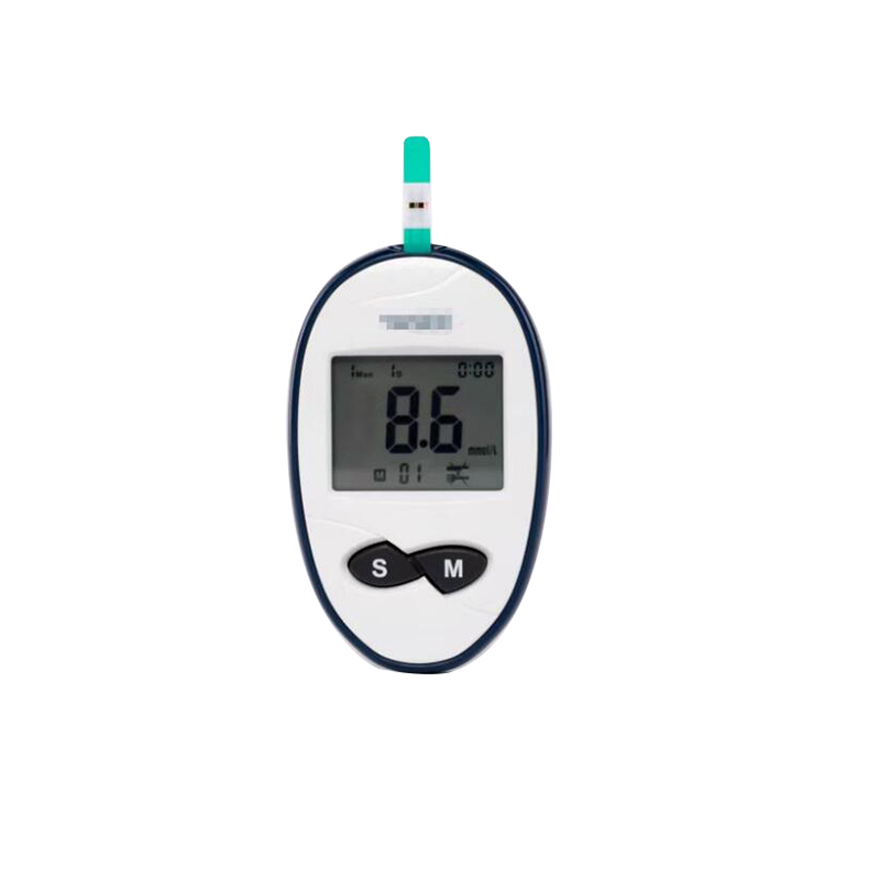 Glucomètre numérique à une touche pour bandelettes de test de diabète à domicile
