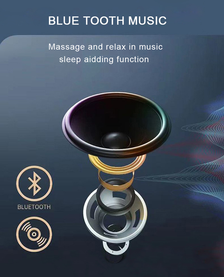 Nouveau 360 degrés Rotation Tendance Loisirs Massage Canapé Chaise Électrique Inclinable Tout Le Corps Shiatus Massage Canapé Avec Dent Bleue