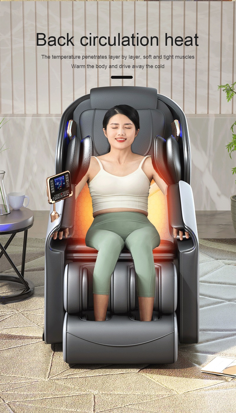Nouveau manipulateur électrique 2D SL piste zéro gravité masseur complet du corps chaise Airbag pression pétrissage chaleur relaxant masseur chaise