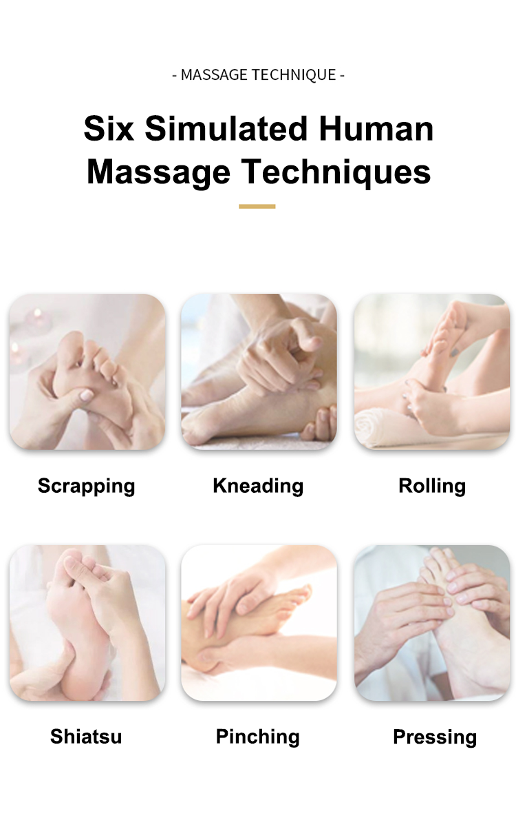 Massage professionnel des pieds et des jambes en argent Therapy